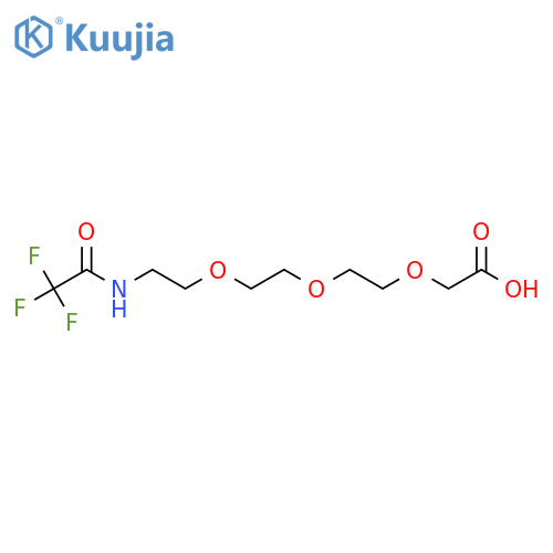 2-(2-{2-2-(2,2,2-trifluoroacetamido)ethoxyethoxy}ethoxy)acetic acid structure
