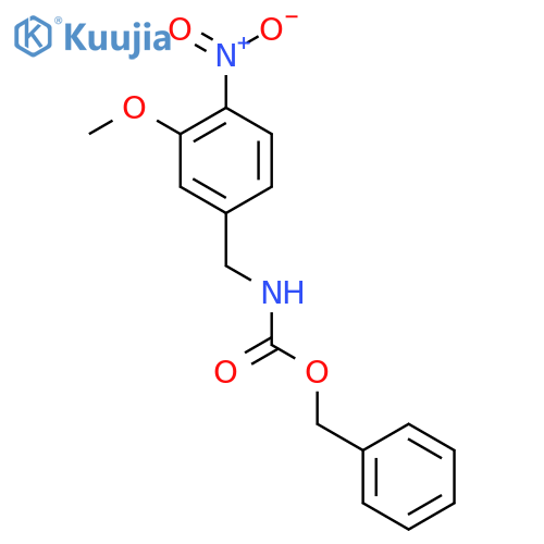 benzyl N-(3-methoxy-4-nitrophenyl)methylcarbamate structure