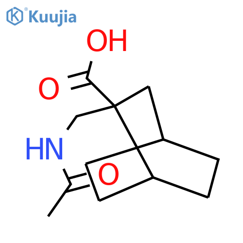 2-(acetamidomethyl)bicyclo2.2.2octane-2-carboxylic acid structure