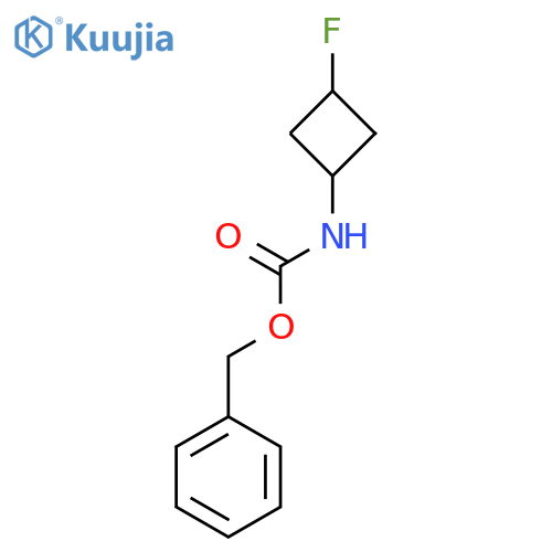 benzyl N-(1r,3r)-3-fluorocyclobutylcarbamate structure