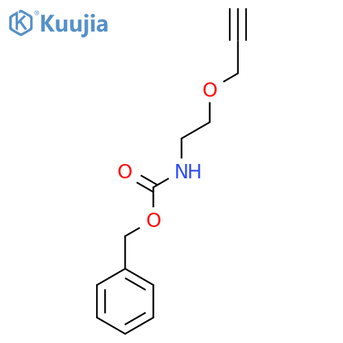 benzyl N-[2-(prop-2-yn-1-yloxy)ethyl]carbamate structure