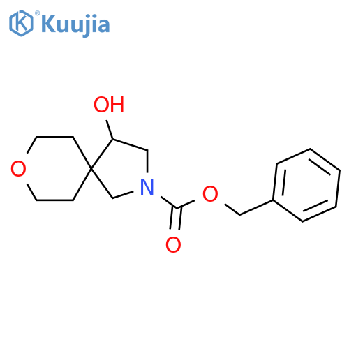benzyl 4-hydroxy-8-oxa-2-azaspiro4.5decane-2-carboxylate structure