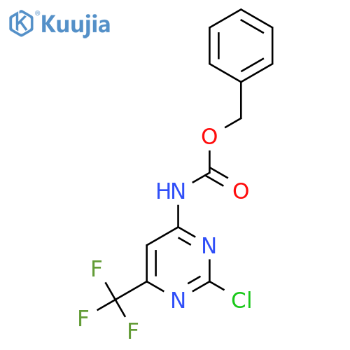 benzyl N-2-chloro-6-(trifluoromethyl)pyrimidin-4-ylcarbamate structure