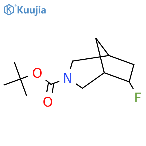 tert-butyl 6-fluoro-3-azabicyclo3.2.1octane-3-carboxylate structure