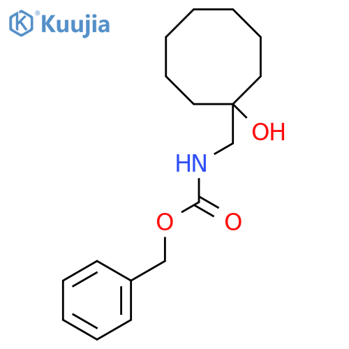 benzyl N-(1-hydroxycyclooctyl)methylcarbamate structure