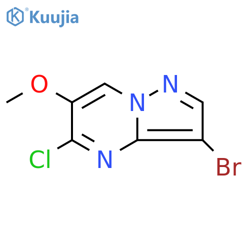 3-Bromo-5-chloro-6-methoxypyrazolo[1,5-a]pyrimidine structure