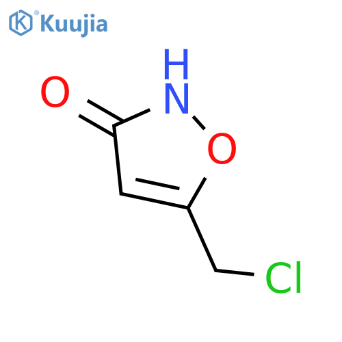 5-(chloromethyl)-1,2-oxazol-3-ol structure