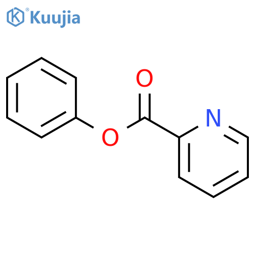 Phenyl 2-pyridinecarboxylate structure