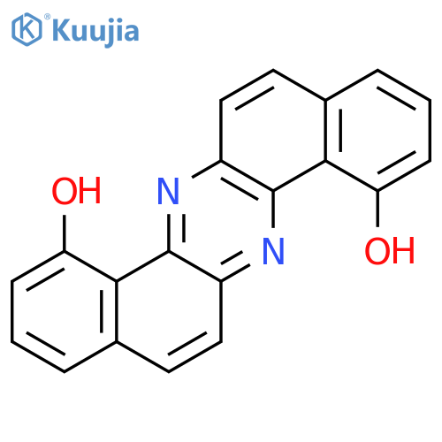 Dibenzo[a,h]phenazine-1,8-diol structure