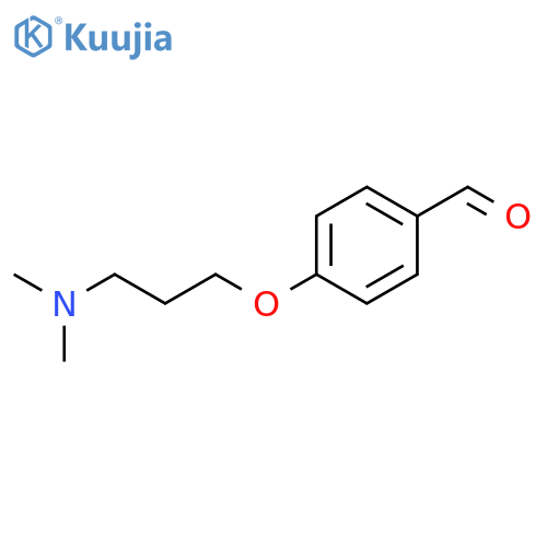 4-[3-(dimethylamino)propoxy]benzaldehyde structure