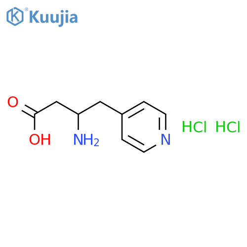 (R)-3-Amino-4-(4-pyridyl)butyric acid dihydrochloride structure