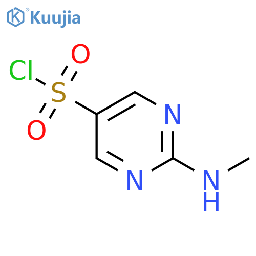 2-(Methylamino)pyrimidine-5-sulfonyl chloride structure