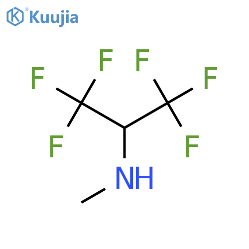 (1,1,1,3,3,3-Hexafluoropropan-2-yl)(methyl)amine structure
