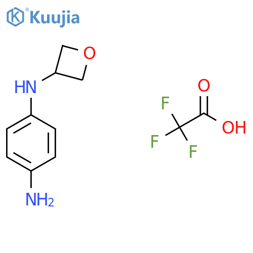 N1-(oxetan-3-yl)benzene-1,4-diamine; trifluoroacetic acid structure