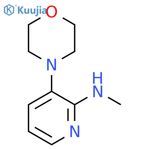 N-methyl-3-(morpholin-4-yl)pyridin-2-amine structure