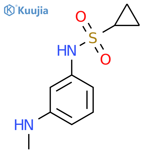 N-3-(methylamino)phenylcyclopropanesulfonamide structure