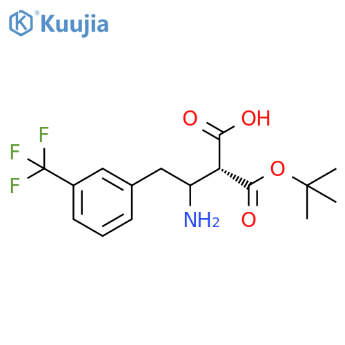 Boc-(R)-3-Amino-4-(3-trifluoromethyl-phenyl)-butyric acid structure