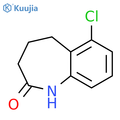 6-chloro-2,3,4,5-tetrahydro-1H-1-benzazepin-2-one structure
