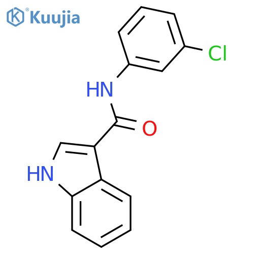 N-(3-Chlorophenyl)-1H-indole-3-carboxamide structure