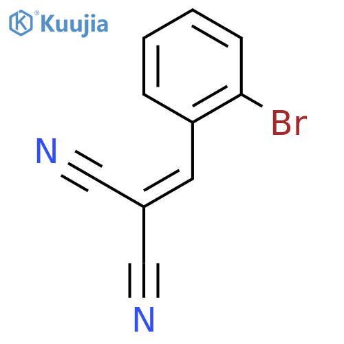 2-[(2-bromophenyl)methylidene]propanedinitrile structure