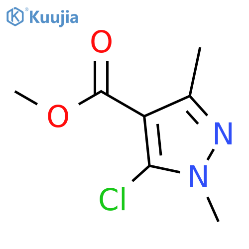 methyl 5-chloro-1,3-dimethyl-1H-pyrazole-4-carboxylate structure