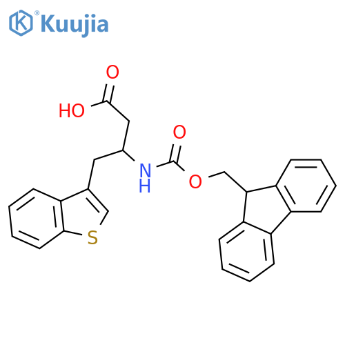 Fmoc-(S)-3-amino-4-(3-benzothienyl)-butyric Acid structure
