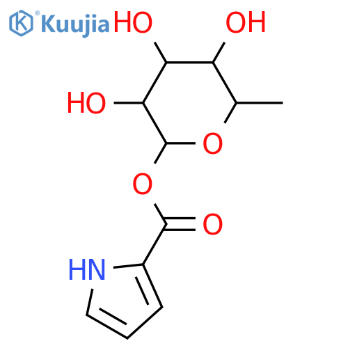 1H-Pyrrole-2-carboxylic acid; α-L-Rhamnopyranosyl ester structure