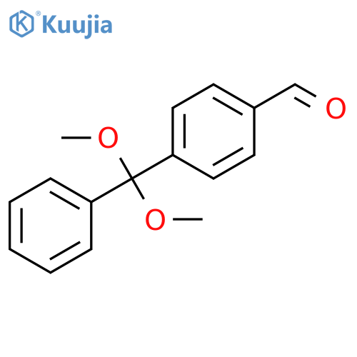 4-[Dimethoxy(phenyl)methyl]benzaldehyde structure