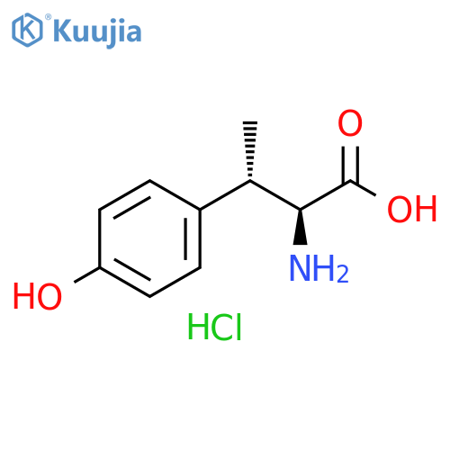 (2S,3S)-2-Amino-3-(4-hydroxy-phenyl)-butyric acid hydrochloride structure