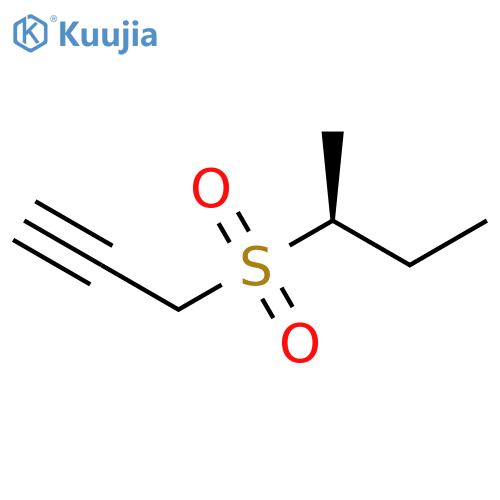 (2S)-2-(prop-2-yne-1-sulfonyl)butane structure