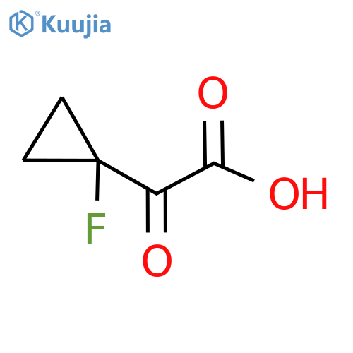 (1-Fluoro-cyclopropyl)-oxo-acetic acid structure