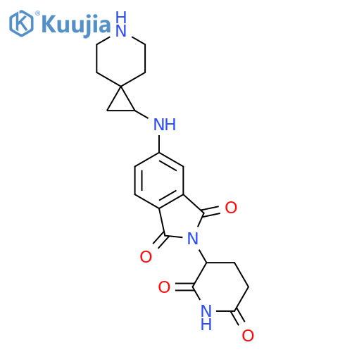 5-({6-azaspiro2.5octan-1-yl}amino)-2-(2,6-dioxopiperidin-3-yl)-2,3-dihydro-1H-isoindole-1,3-dione structure
