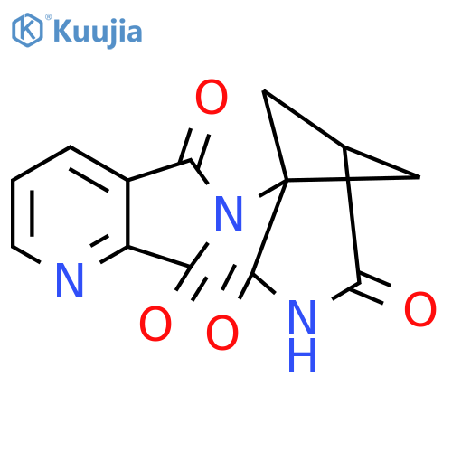 1-{5,7-dioxo-5H,6H,7H-pyrrolo3,4-bpyridin-6-yl}-3-azabicyclo3.1.1heptane-2,4-dione structure