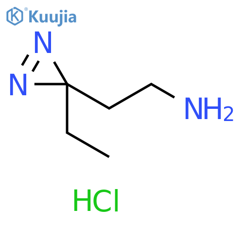 3H-Diazirine-3-ethanamine, 3-ethyl-, hydrochloride (1:1) structure
