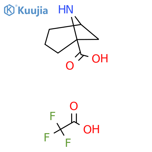 6-azabicyclo3.1.1heptane-1-carboxylic acid, trifluoroacetic acid structure