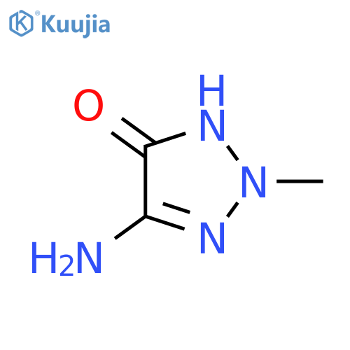 5-amino-2-methyl-2H-1,2,3-triazol-4-ol structure