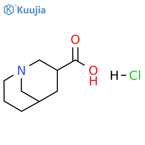1-azabicyclo3.3.1nonane-3-carboxylic acid hydrochloride structure