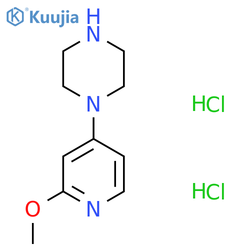 1-(2-Methoxypyridin-4-yl)piperazine dihydrochloride structure