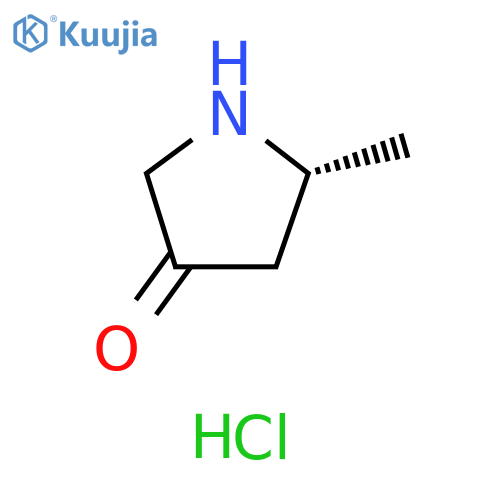 (S)-5-methylpyrrolidin-3-one hydrochloride structure