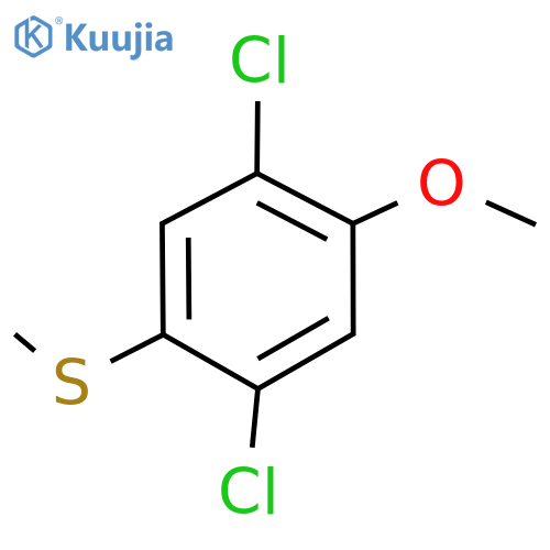(2,5-Dichloro-4-methoxyphenyl)(methyl)sulfane structure
