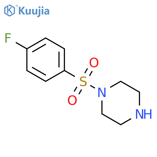 1-(4-fluorobenzenesulfonyl)piperazine structure