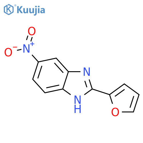 2-(2-furanyl)-6-nitro-1H-Benzimidazole structure