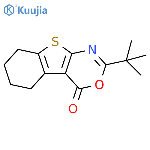5-tert-butyl-4-oxa-8-thia-6-azatricyclo7.4.0.0^{2,7}trideca-1(9),2(7),5-trien-3-one structure