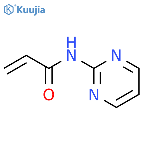 N-(pyrimidin-2-yl)prop-2-enamide structure