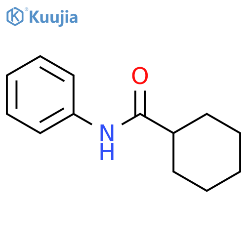 Cyclohexanecarboxamide,N-phenyl- structure
