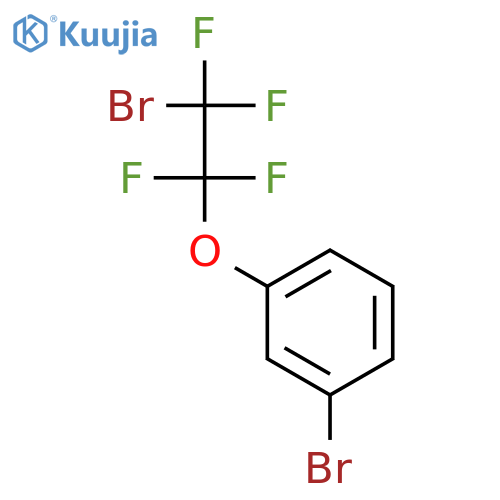 1-bromo-3-(2-bromo-1,1,2,2-tetrafluoroethoxy)benzene structure