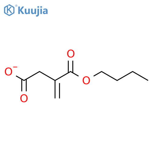 Butanedioic acid, 2-methylene-, monobutyl ester structure