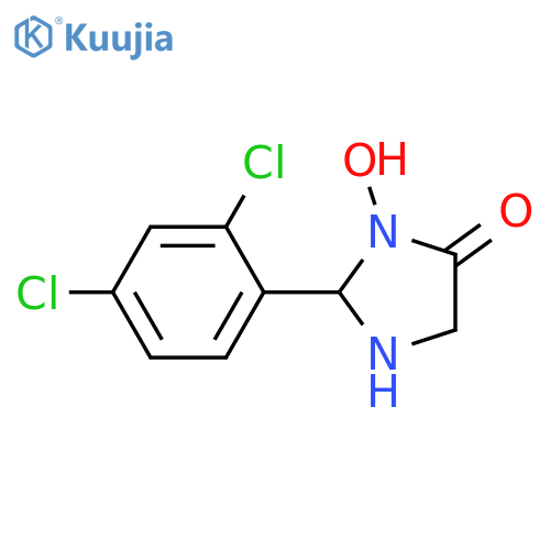 4-Imidazolidinone,2-(2,4-dichlorophenyl)-3-hydroxy- structure
