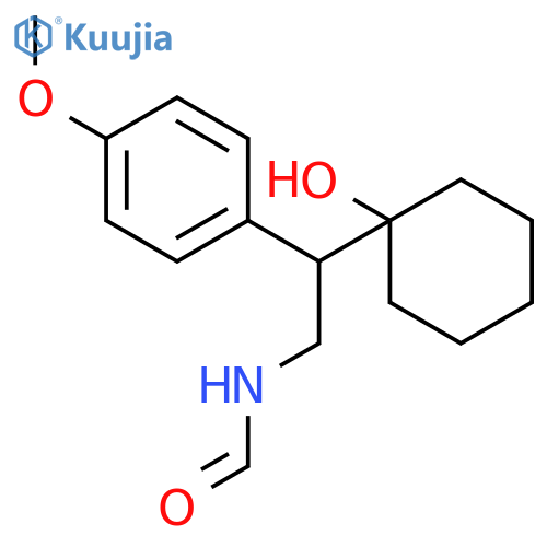 N-FORMYL-1-(2-AMINO-1-(4-METHOXYPHENYL)ETHYL)CYCLOHEXANOL structure