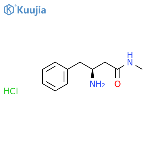 (S)-3-Amino-N-methyl-4-phenylbutanamide hydrochloride structure